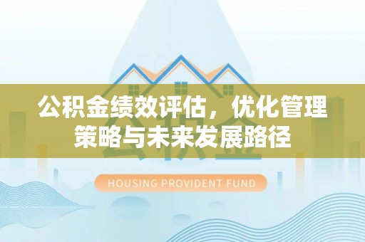 三重公积金绩效评估，优化管理策略与未来发展路径